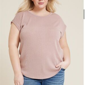 Maurices Ribbed Dolman Tee
